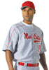 A4 Full Button Polyester Warp Knit Softball Jersey (SBN4214)
